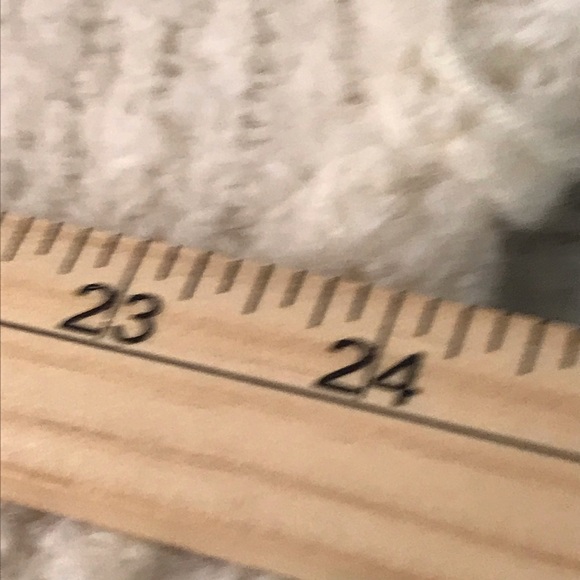 Free People Ivory Sweater Womens XS Lofty Boucie Slouchy V Neck Alpaca Pullover - Picture 6 of 10